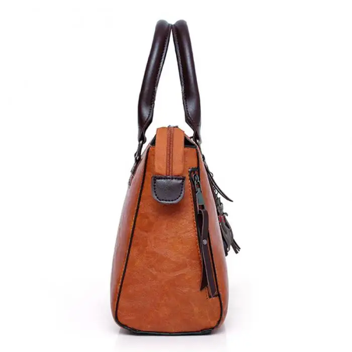 1 комплект, женская сумка через плечо, сумочка, кошелек из искусственной кожи, винтажная сумка для путешествий, новинка