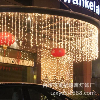 

LED waterfall lamp outdoor decorative lighting celebration of the new LED lights waterproof 1*10 meters background light