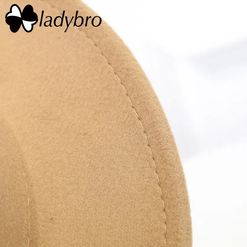 Ladybro, имитация шерсти, шляпа для мужчин, плоская шляпа для женщин, фетровая шляпа с широкими полями, фетровая шляпа, женская кепка, Женская кепка, шляпа для женщин
