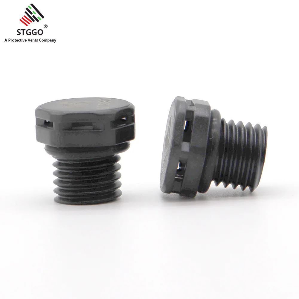 Воздухопроницаемый M12* 1,5 черный пластиковый воздушный выпуск ePTFE защитное отверстие