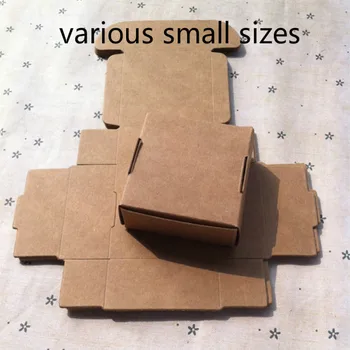 

100pcs/lot Kraft Paper Aircraft Gift Boxes Handmade Soap Packing Box Jewelry/cake/handicraft/candy Storage Paper Boxes Wholesale