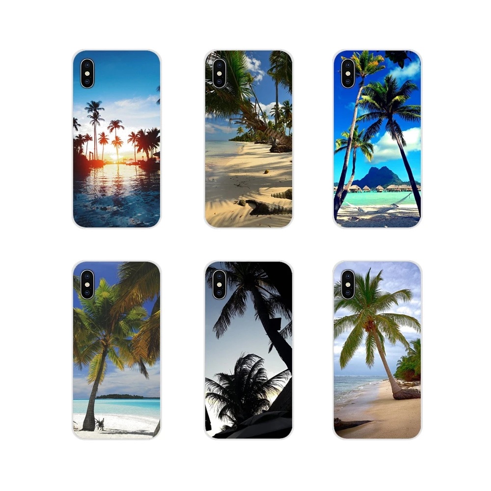 

For Samsung Galaxy J1 J2 J3 J4 J5 J6 J7 J8 Plus 2018 Prime 2015 2016 2017 Accessories Shell Case Tropical Island Palm Tree Beach