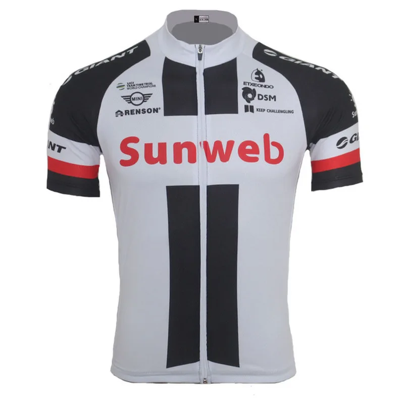 2018 SUNWEB Для мужчин с коротким рукавом велосипед Джерси комплект Ропа ciclismo MTB