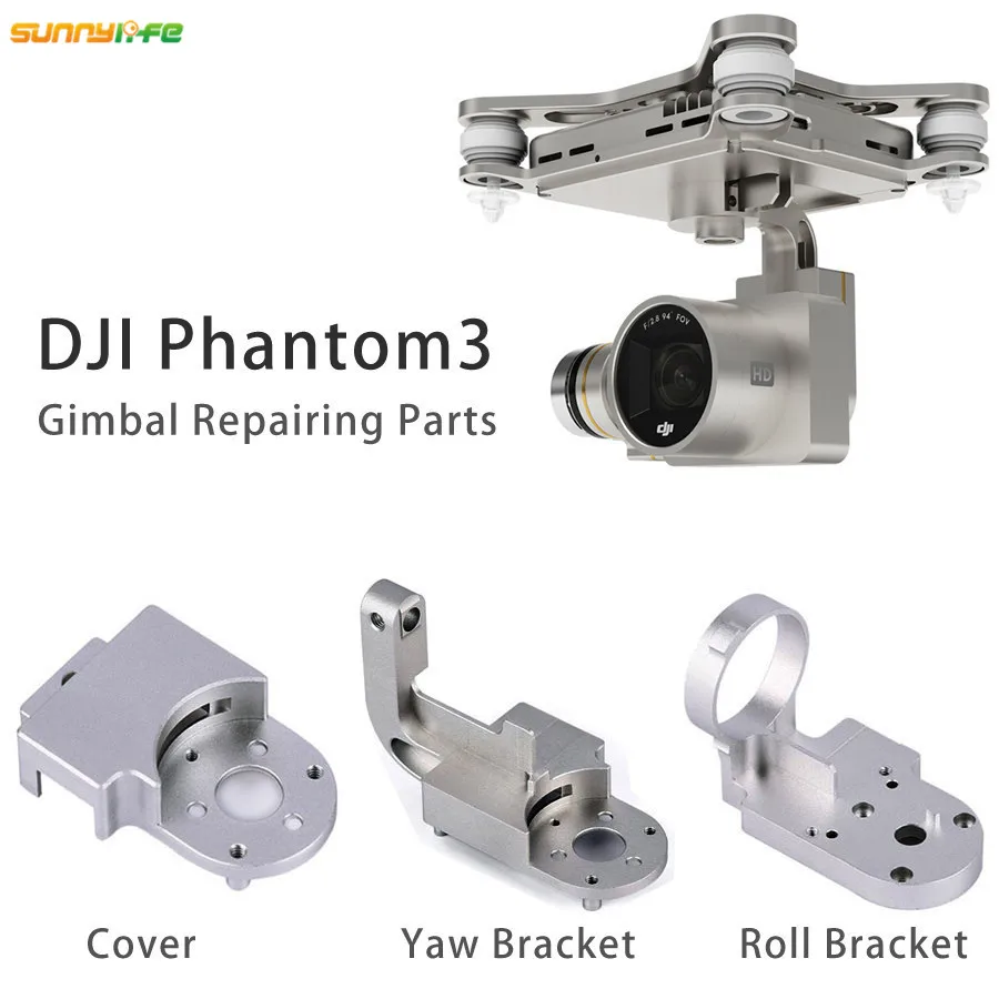 

Sunnylife For DJI Phantom 3 Advanced Professional Gimbal Replacement Protector Yaw Roll Bracket Aluminum Alloy Protection Cover