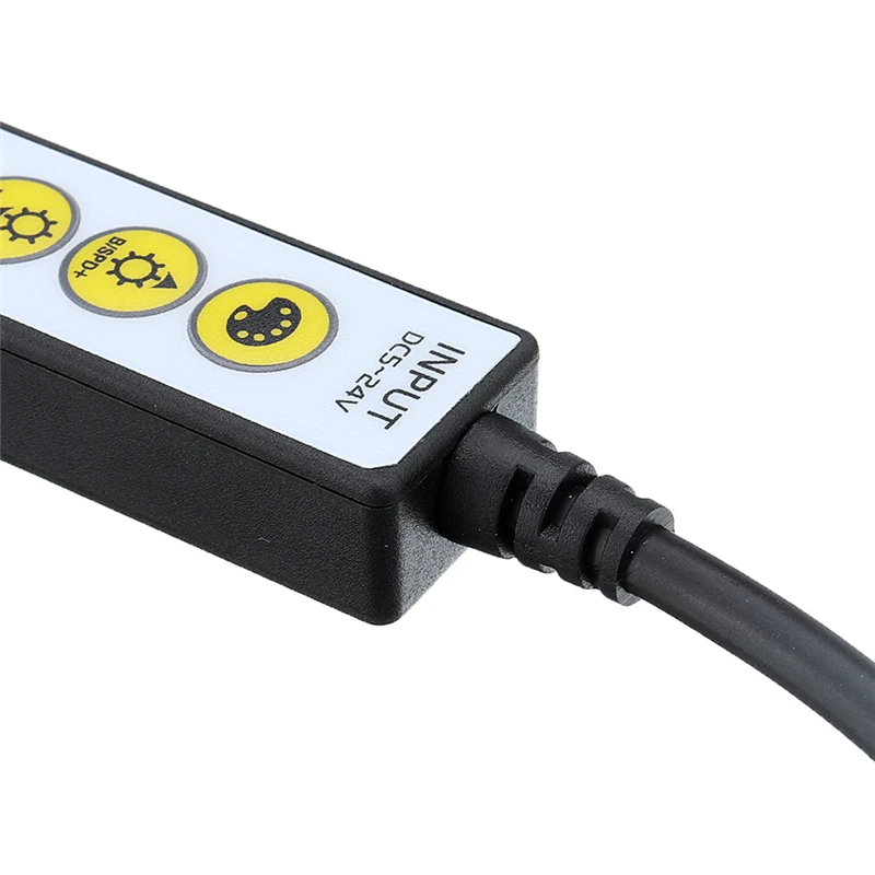 CLAITE DC5-24V 6A 4 клавиши яркость Регулируемый диммер контроллер для 4PIN CCT светодиодный светильник