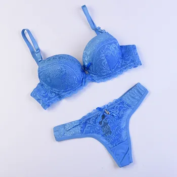 

Gathering underwear suit lace bra wholesale