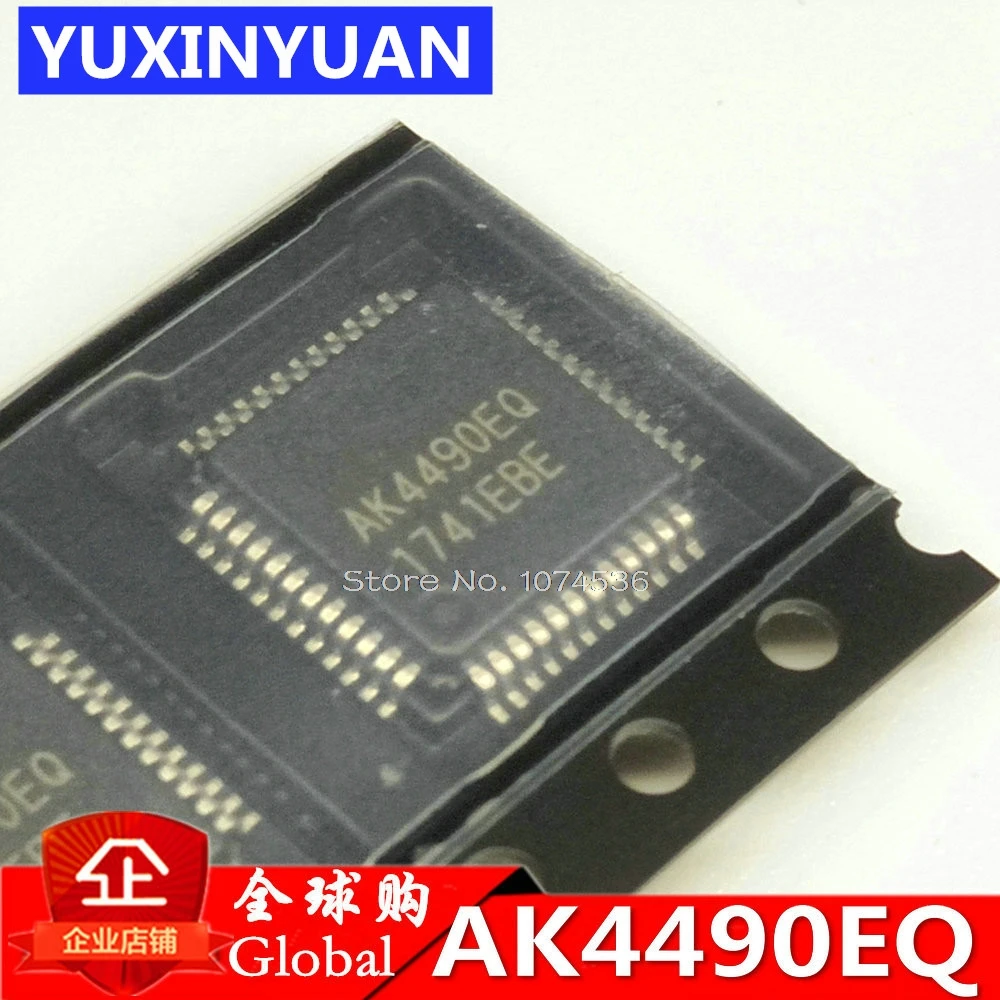 5 шт./лот AK4490 AK4490EQ AK4490EQ-L 3 в-3 6 В. 4 75 в-7 2 в LQFP-48 (7X7) DAC аудио 32 b 768k DS0D 100% новый декодер IC