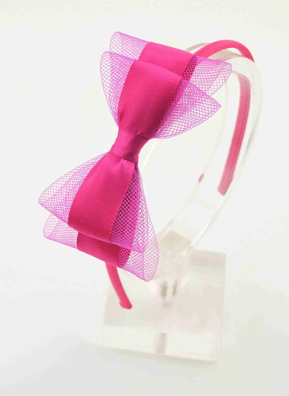 1 шт. милый обруч для волос с бантом из ленты девочек детский Шелковый ободок