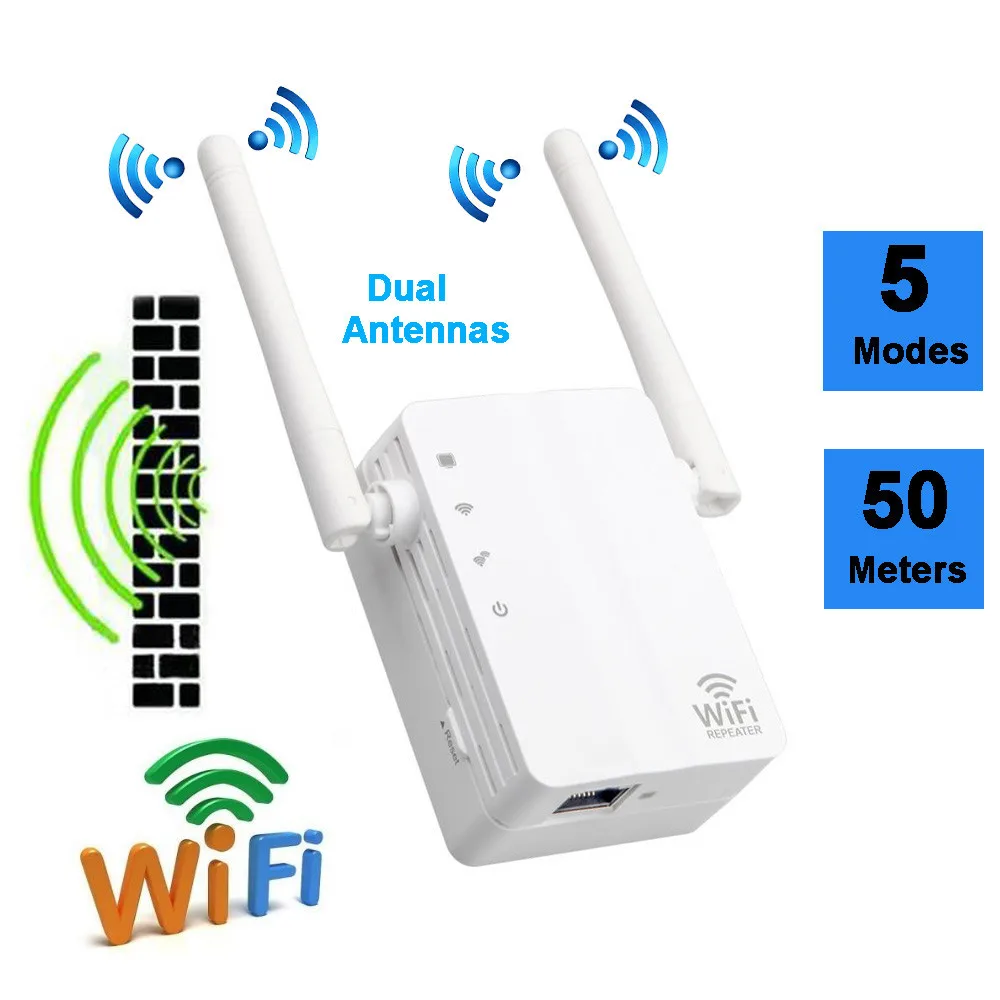 

300M Wireless Signal 802.11n Remote WIFI Relay Amplifier Wireless Dual Frequency Repeater Router