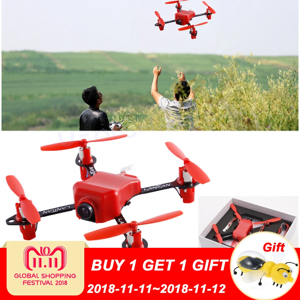 

LT105Pro Mini RC FPV Racer Drone Quadcopter SP F3 Brushed Flight Control 5.8G 600TVL Camera ARF/RTF BNF Kit