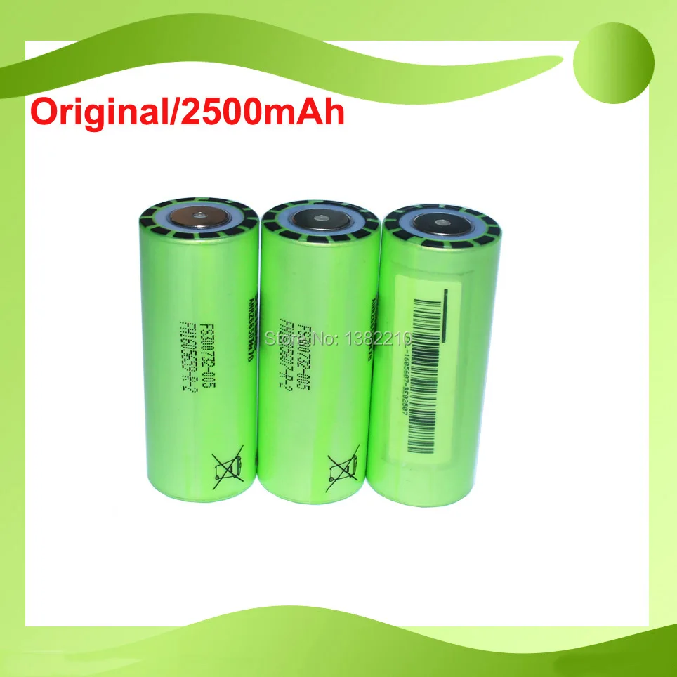 6 шт./лот Класс 3 2 V LiFePO4 ANR26650M1B 26650 2500 мА/ч непрерывный разряд 70A аккумулятор высокой