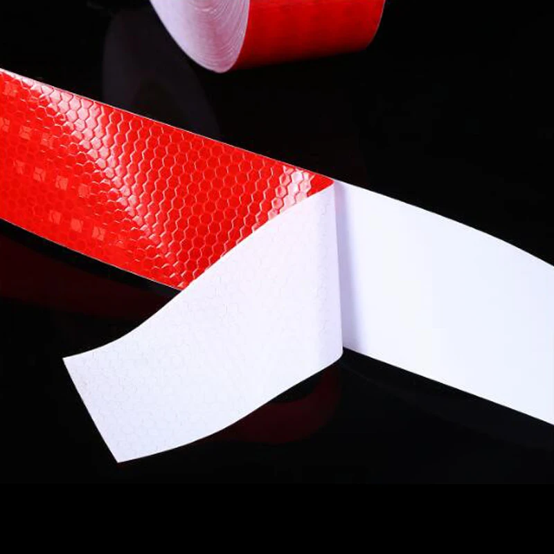 5cmx30m Reflective Bicycle Stickers Adhesive Tape For Bike Safety White Red Yellow Reflective Bike Stickers