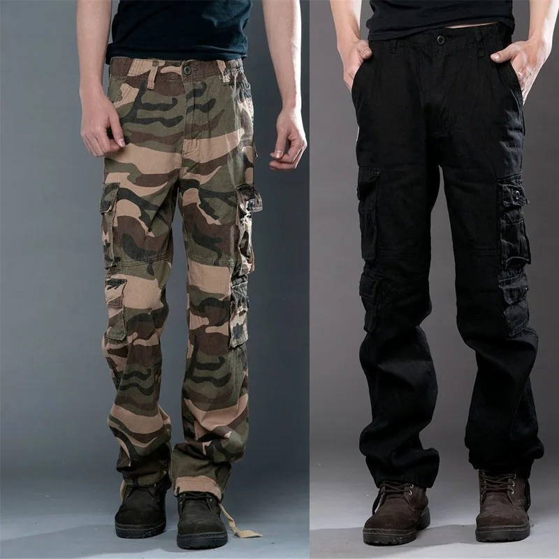 

2019 Men Militar Tactical Sport Trousers Hiking Cargo Pants Plus Size Men Outdoor Sports Fishing Hunting Trekking Trousers