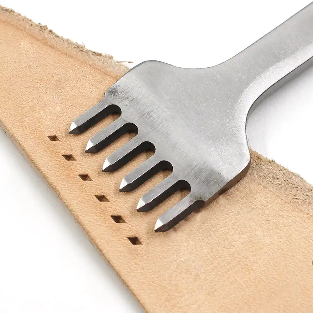 4PCS Leather Craft Tools Hole Chisel Graving Stitching Punch Set 3//4//5//6 MM US