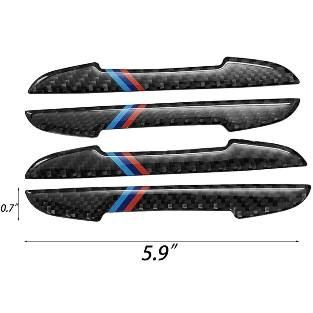 4 шт./м углеродное волокно спортивный двери царапин бампер потертости декор наклейки для BMW E46 E90 E60 E39 E36 F30 F10
