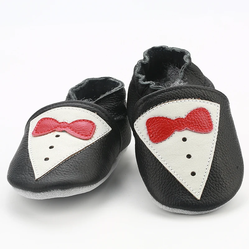 [Simfamily] для новорожденных мальчиков и девочек; мягкая нескользящая обувь из натуральной кожи для малышей; мокасины для малышей; нескользящая обувь с героями мультфильмов для детей 0-24 месяцев - Цвет: NO51
