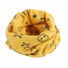 Smile Star зимний Воротник Мультфильм Baby O Ring шарф хлопок демисезонный дети средства ухода за кожей шеи одежда воротник обувь для мальчиков девоч