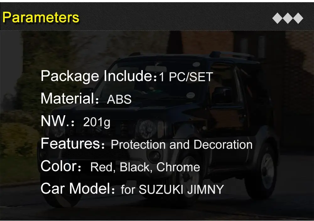 SHINEKA Авто Двигатель Воздушный поток Впускной капот совок вентиляционная крышка отделка украшения ABS автомобиль Стайлинг Аксессуары для Suzuki Jimny 2012