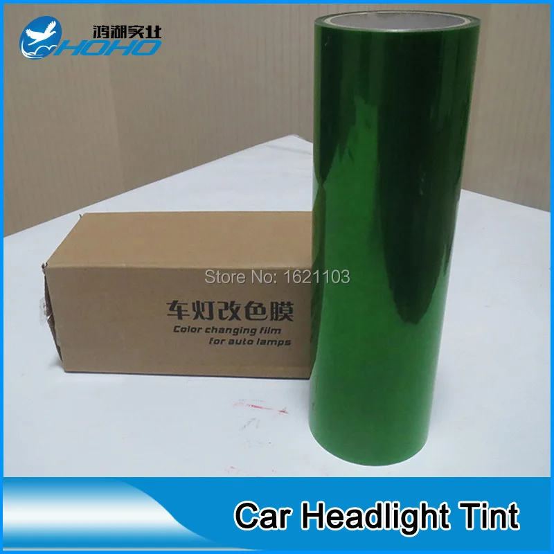 Headlight Covers, Protective Films, clear protection Light Green 24