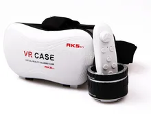 Hot Sale VR Case 5th Google Cardboard Virtual Reality 3D Glasses With Bluetooth Controller For iPhone Samsung HuaWei Smart Phone