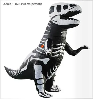 

Adult Party t rex Dinosaur Fancy Cosplay Costume Inflatable Dinosaur T REX Magnification Mascot Costume Halloween for women Man