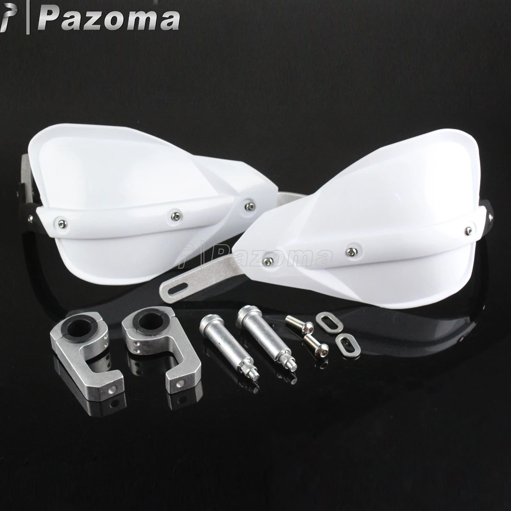 22mm 28mm White Universal Handguard Protector Off Road Dirt Bike Wind Deflector Hand Guards for Yamaha Suzuki Honda KTM ATV 22mm 28mm White Universal Handguard Protector Off Road Dirt Bike Wind Deflector Hand Guards for Yamaha Suzuki Honda KTM ATV