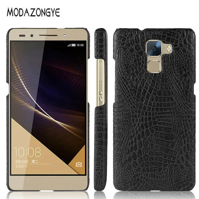 

Huawei Honor 7 Case 5.2 inch PU Leather Hard Plastic Back Cover Phone Case For Huawei Honor 7 PLK-L01 PLK-AL10 Honor7 Case