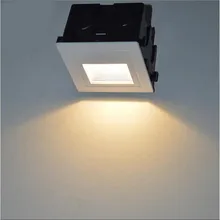 Наружный IP67 Водонепроницаемый светодиодный светильник для лестниц из алюминия 3 Вт Встраиваемый светодиодный светильник для дорожек настенные Угловые лампы AC85-265V светильник SNYKA