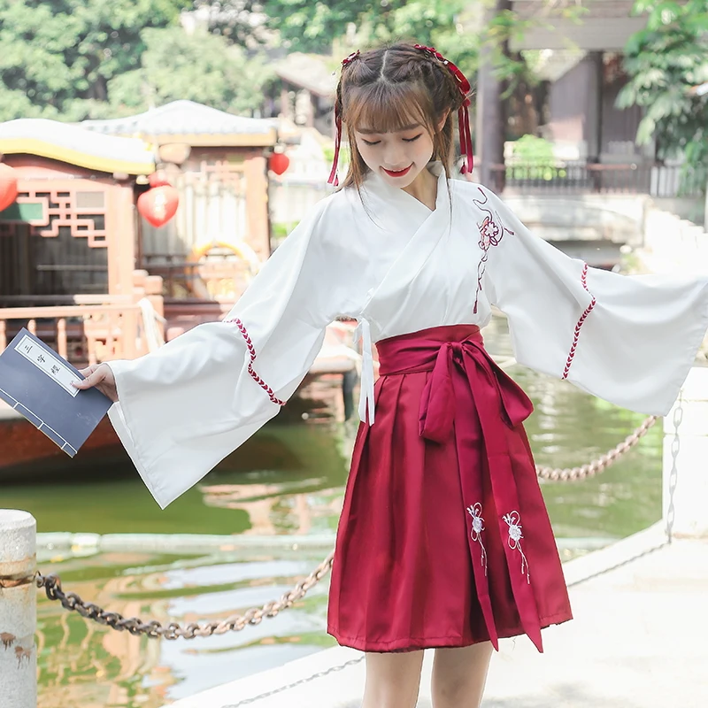 

2019 hanfu national costume ancient chinese cosplay chinese hanfu women chinese folk dance clothes lady stage dress hanfu