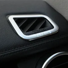 Панель кондиционирования воздуха outle вентиляционные отверстия Крышка отделка стикер для range land rover sport discovery4 Дискавери 4 аксессуары для интерьера