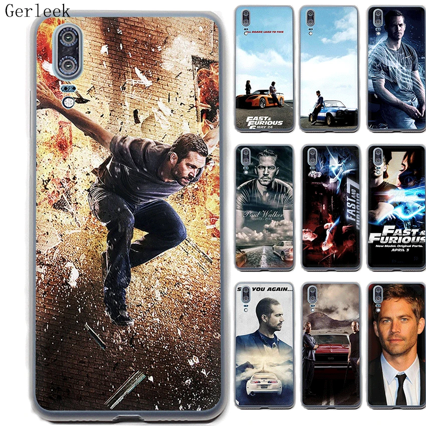 

Desxz Paul Walker Phone Case for Huawei P8 P9 P10 P20 Pro Lite P Smart Cover