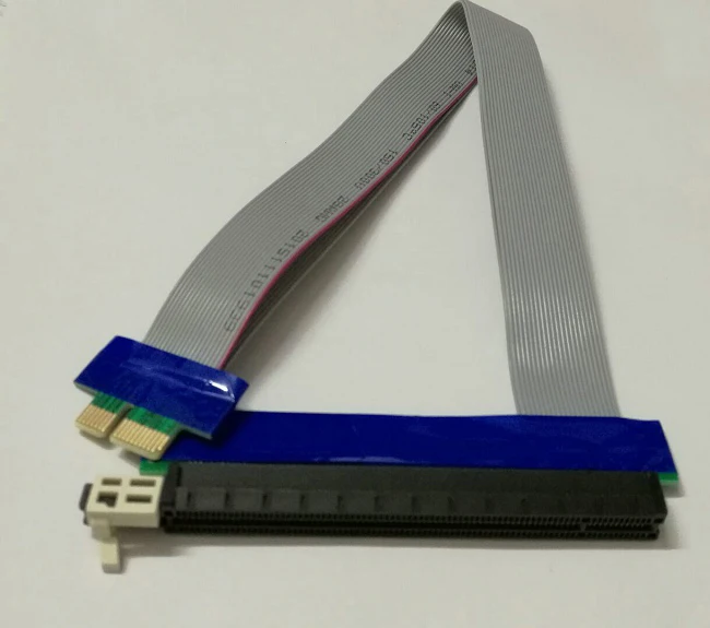 50 шт./лот DHL Бесплатная доставка 30 см PCI Express e 1X до 16X кабель расширителя для