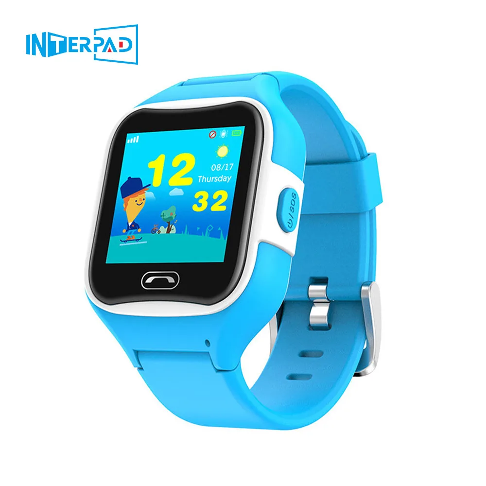 Interpad дети Смарт часы gps положение SOS телефонный звонок Smartwatch IP67 Водонепроницаемый