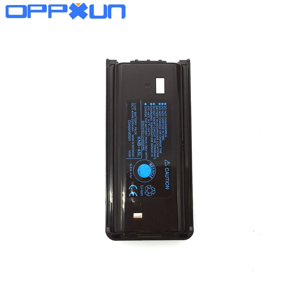 OPPXUN DC 7 4 в 2000 мАч литий ионный аккумулятор KNB 45L для NX 340 TK 2202 2206 2207 2212 3217 3306|dc 7.4v