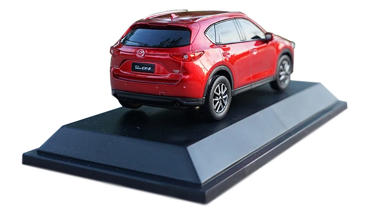 1:43 Пластик модель для Mazda CX-5 2018 красный внедорожник пластиковая игрушка для автомобиля Миниатюрный коллекция подарок CX5 CX 5