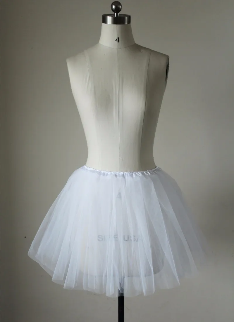 White / Black /Red Color 3 Layer Tulle tutu skirt Lady Girls Dance