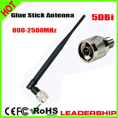 

Free shipping Wholesale Retail 6DB 3G ANTENNA Copper N Male glue stick antenna N-male antenna for cell phone booster