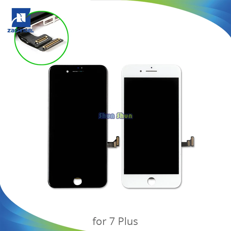 

AAA Grade 5.5'' 7Plus Full LCD for iPhone 7 Plus LCD Display with Touch Screen Digitizer Assembly Black White Replacement Parts
