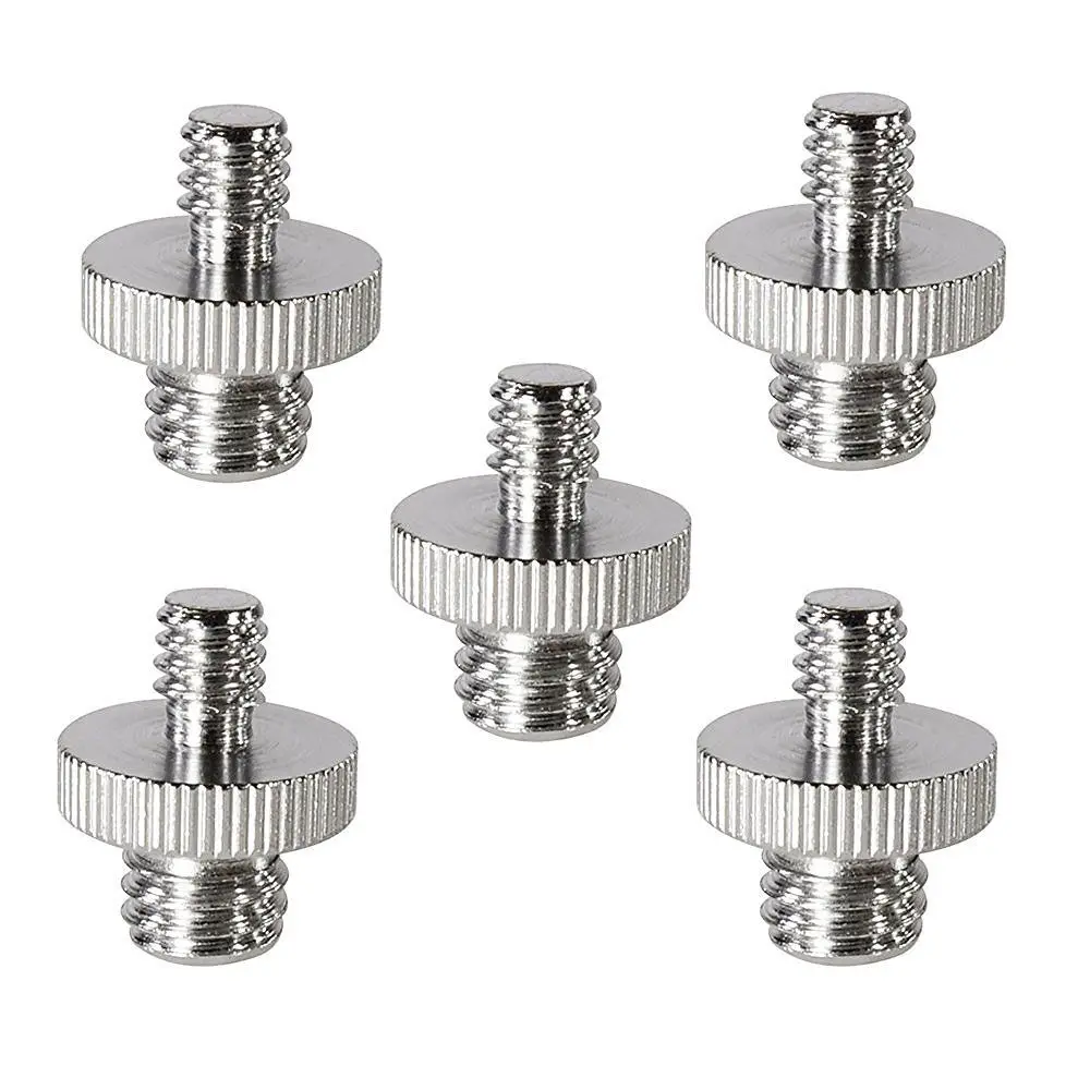 5 Pieces 1/4" Male to 3/8" Threaded Screw Converter Adapter for Camera Cage tripod camera | Электроника