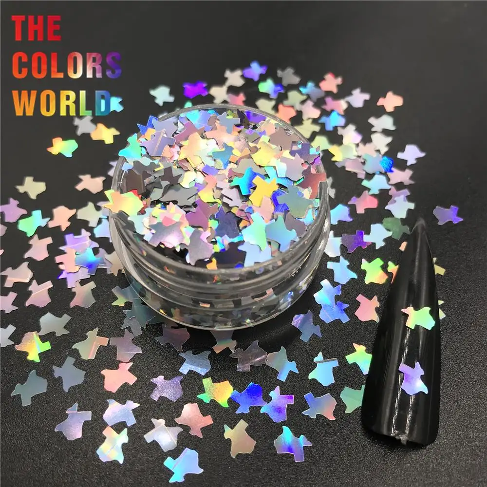 

Texas Shape Map 6MM Size Nail Glitter Nail Art Decoration Face Paint Makeup Henna Tattoo Tumblers Craft DIY Accessoires Festival