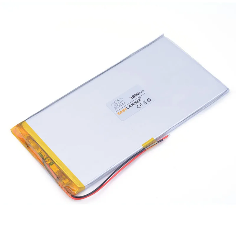 Tablet battery 3275145 3.7V 3600MAH A thin polymeric product Battery
