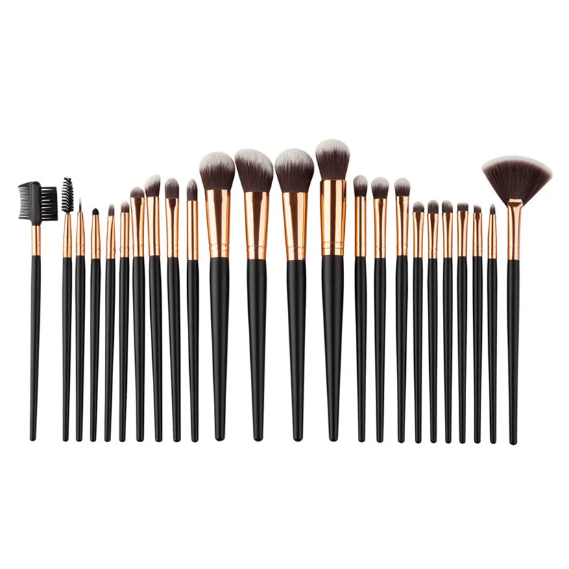 

24PCS/1Set Cosmetic Makeup Brushes Set Eyebrows Eyelashes Eyes Cheeks Makeup Foundation Powder Eyeshadow