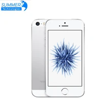 Для Apple iPhone SE разблокированный смартфон A9 iOS 9 Dual Core 4 аппарат не привязан к оператору сотовой связи 2 Гб Оперативная память 16/64GB Встроенная память 4,0 ''мобильный телефон с определением отпечатка пальца