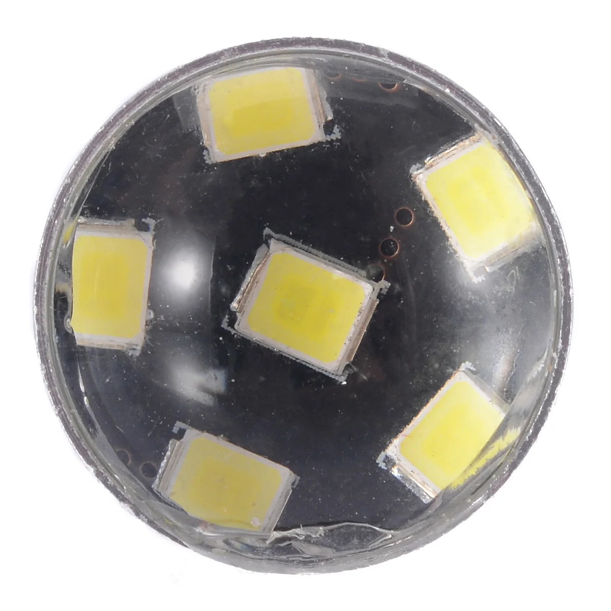 Mayitr 2x 1156 BA15S 6SMD 2835 LED Car Turn Signal Backup Light Lamp Bulb White 500LM Led Rear Reverse Bulbs