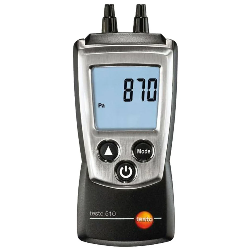 Testo 510 цифровой манометр для холодильного оборудования точный PSI Дифференциальный Манометр 0-100hPa воздуха давления домашнего инструмента