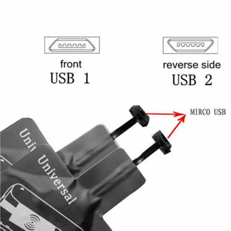 Universal Type A B QI Wireless Charging Charger Receiver Pad Coil Adapter Receptor For THL OnePlus Honor Micro USB Mobile Universal Type A B QI Wireless Charging Charger Receiver Pad Coil Adapter Receptor For THL OnePlus Honor Micro USB Mobile