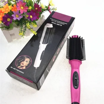 

Anion Fast Heat hair curler Straightener Electric Hair Comb Brush Straightening Irons Multifunction Salon Curling Tool EU Plug