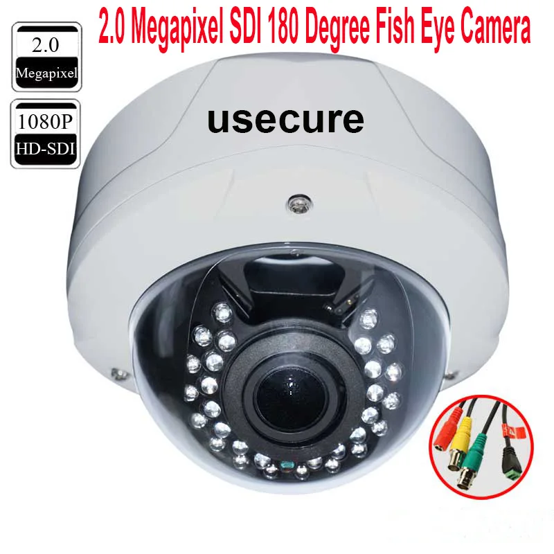 Best Quality 1080P Full HD Panoramic HD SDI Camera 180 Degree Fisheye