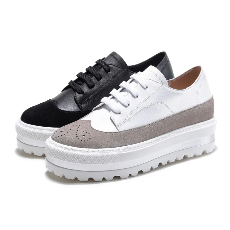Cuero Real Moda Ocio Mocasines Casuales Pisos {zorssar} De Vaca Mujer Zapatos Nueva blanco Blancos Negro 2017 qIw1pA