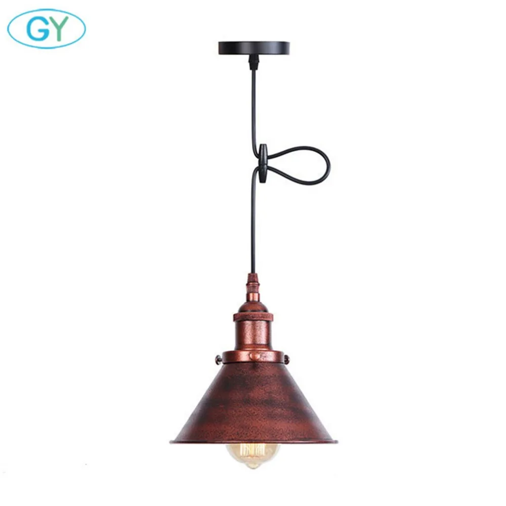 Nordic Vintage Stil Anhanger Lampe Mit Kabel E27 Hangen Lampe Uber Esstisch Cafe Restaurant Gang Retro Loft Anhanger Beleuchtung Pendelleuchten Aliexpress